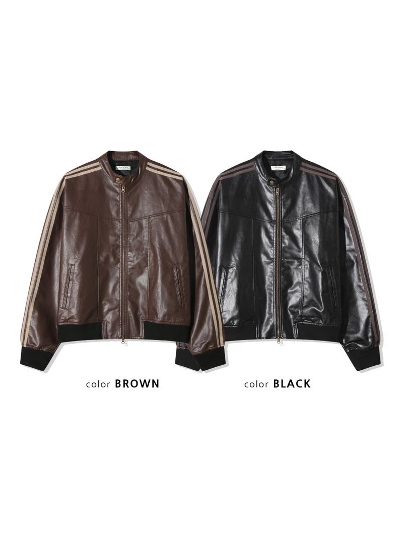 Molinero Line Leather Jacket