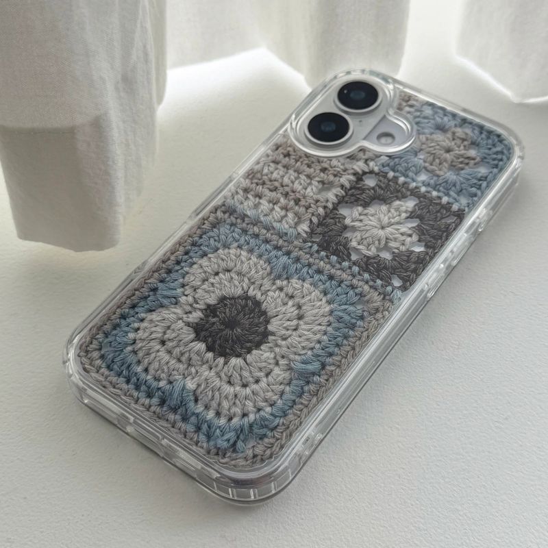 MOTIFS HARD JELL CASE _ F _ BLUE