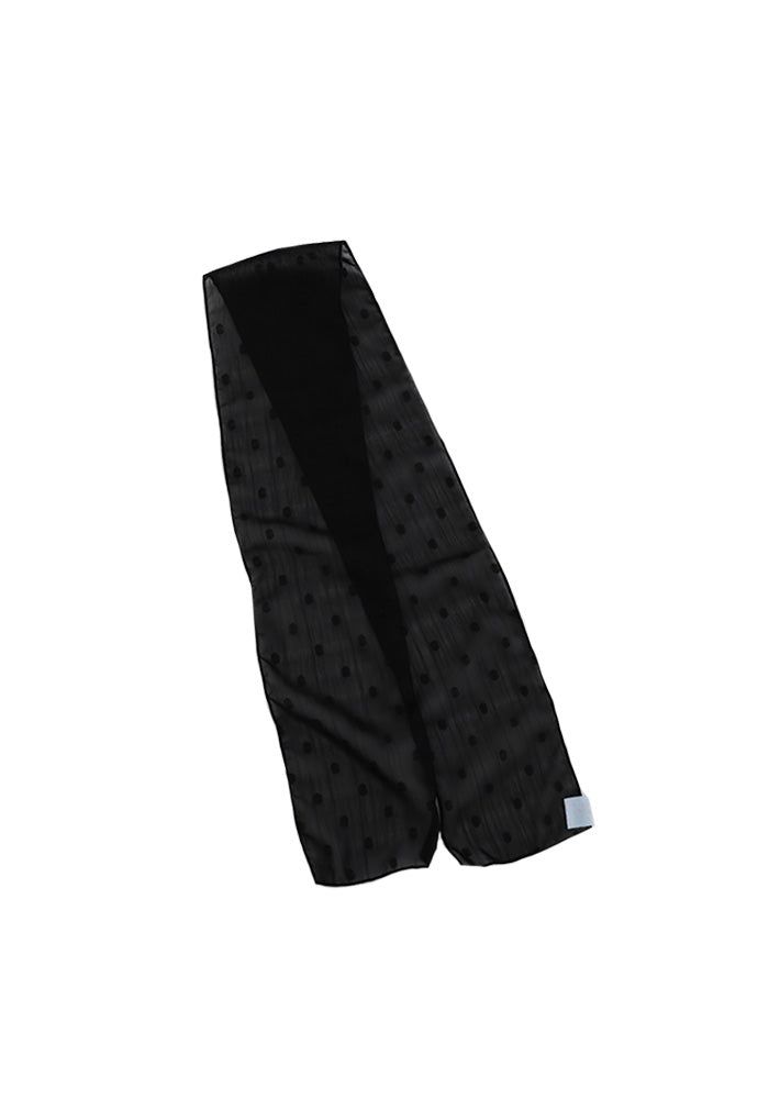Tiny Dot Scarf (black)