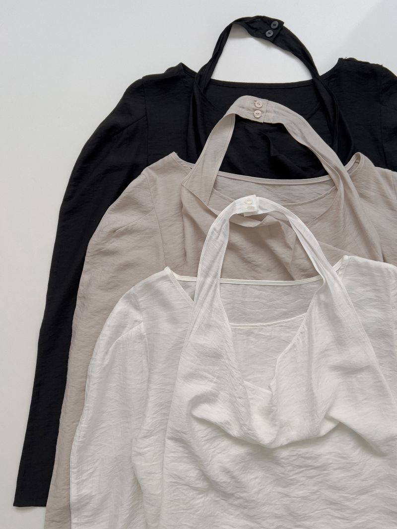 Borr Halterneck Bustier Blouse