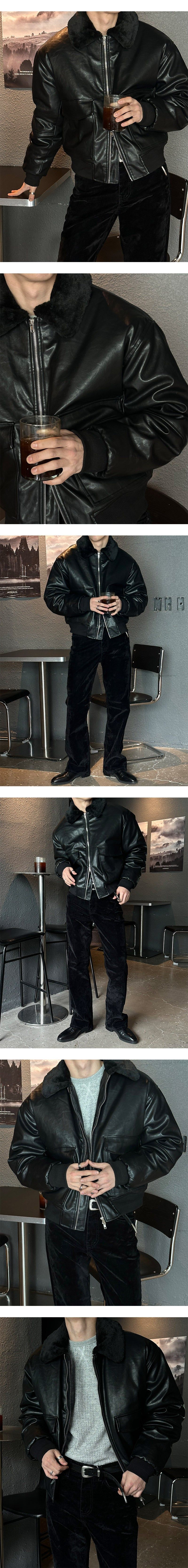 [F/W] Leather sheep mustang