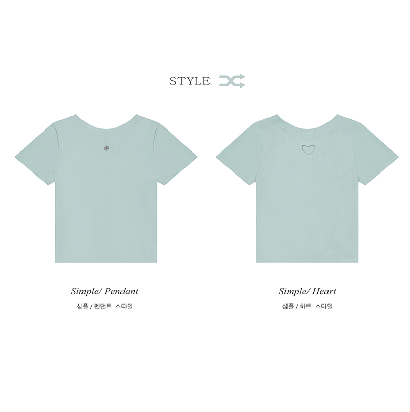 HEART STRING KNIT TOP_MINT