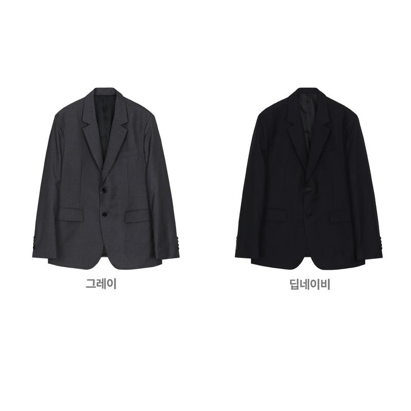 Striped Single Jacket 2COLOR