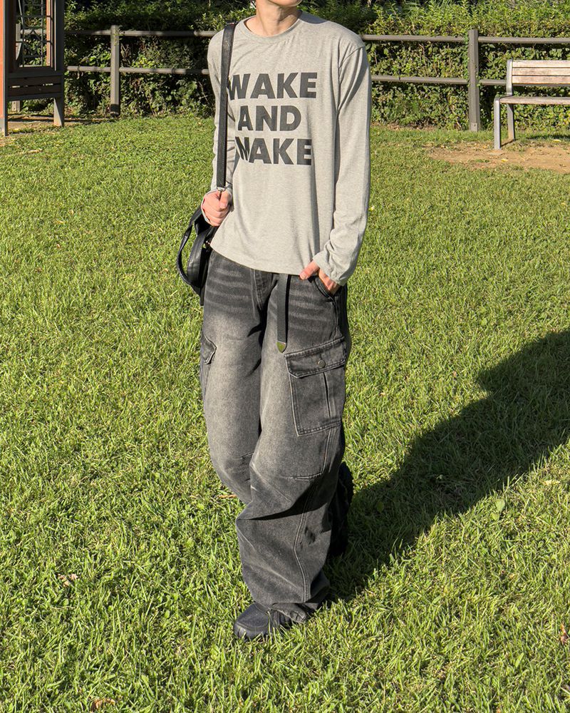 Text Regular Fit Long Sleeve