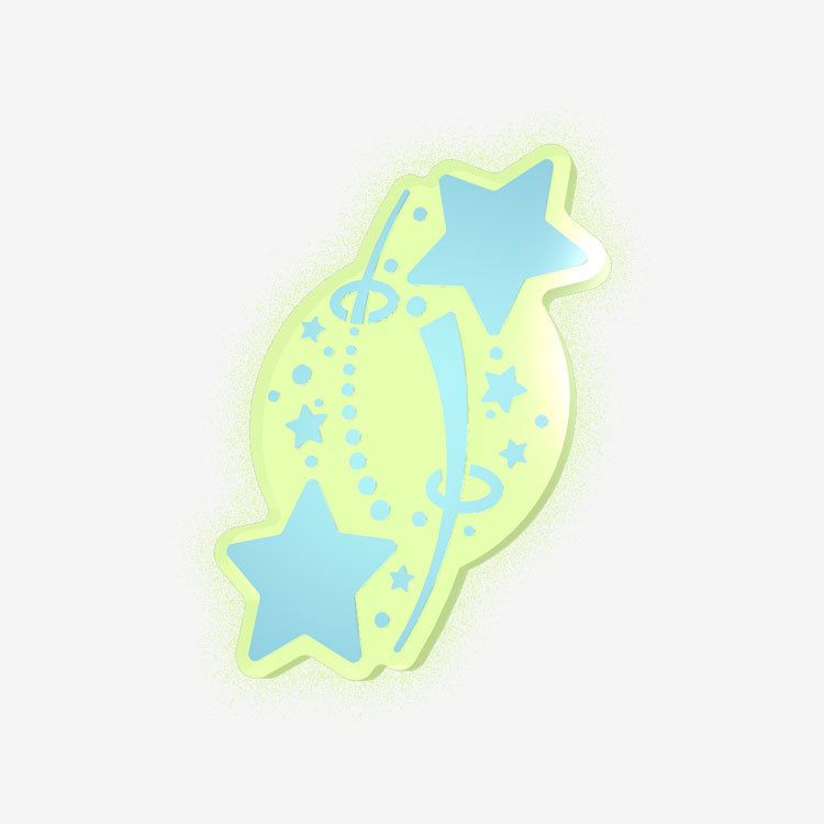 MUTOT（ムトット）の「ルミナス☆スター ピーストック ブルー（スマホグッズ/小物）」