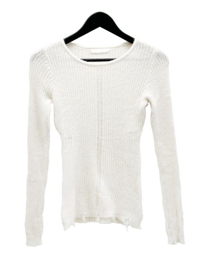 Modern Damage Ribbed Knit