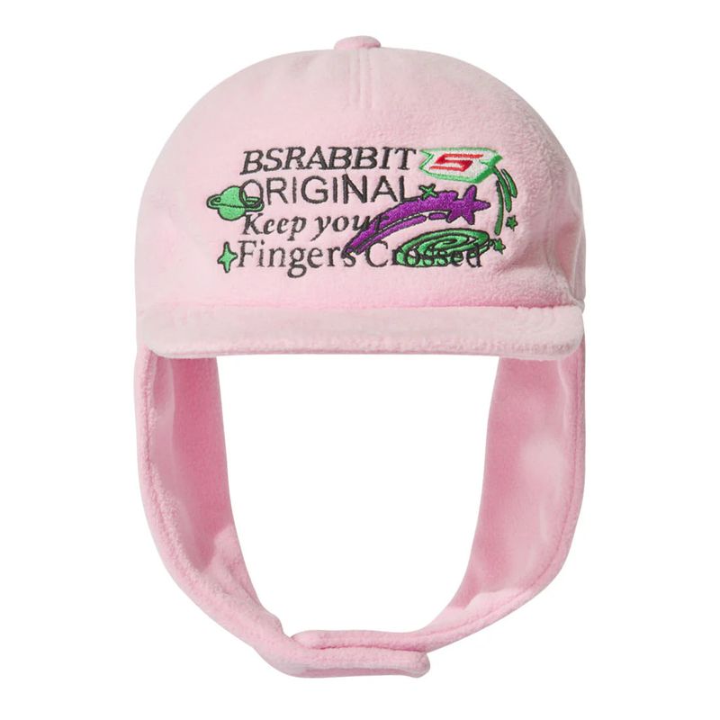 BSRABBIT(ビエスラビット)の「BSRABBIT OG イヤーフラップハット ピンク(帽子)」
