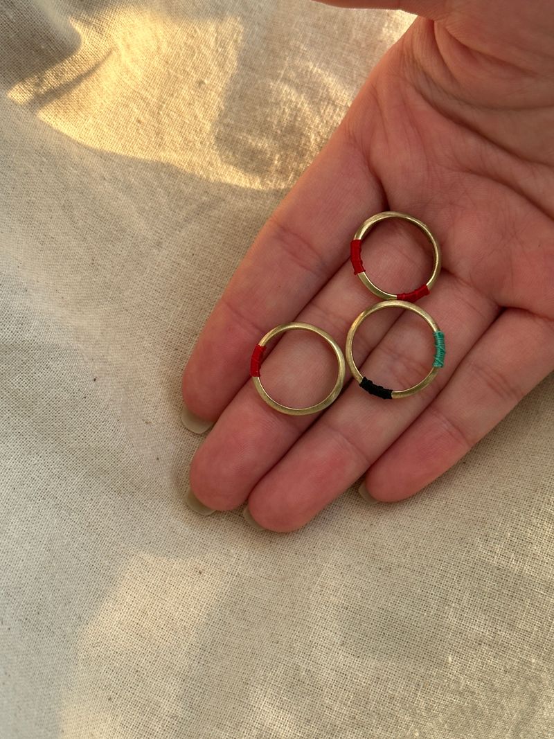 [CCNMADE] Matching Ring_Type02 (Pink+Silver)