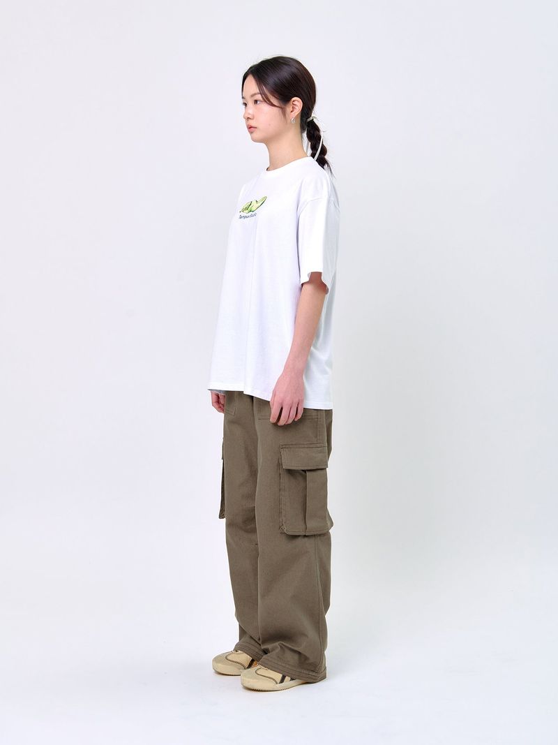 LYING DOG T-SHIRT_White