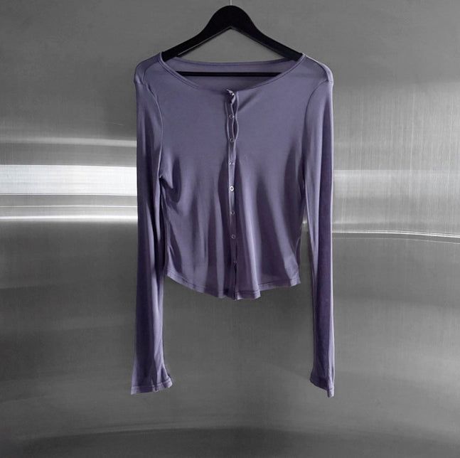 Leon See-through Snap Cardigan
