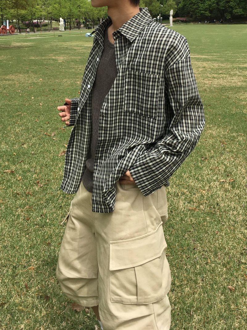 Avec Grunge Check Shirt 2C