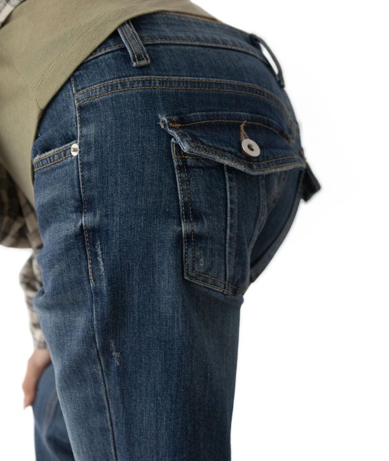 un:tyl(オンタイル)の「Meril Flap Pocket Low-Rise Bootcut Denim(Pants)」