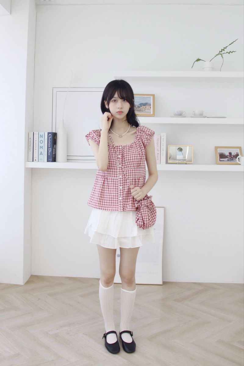 frill cancan mini skirt
