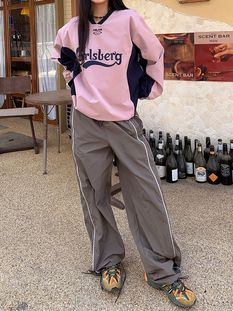 CRISPY PIPING STOPPER PANTS (2COLOR)