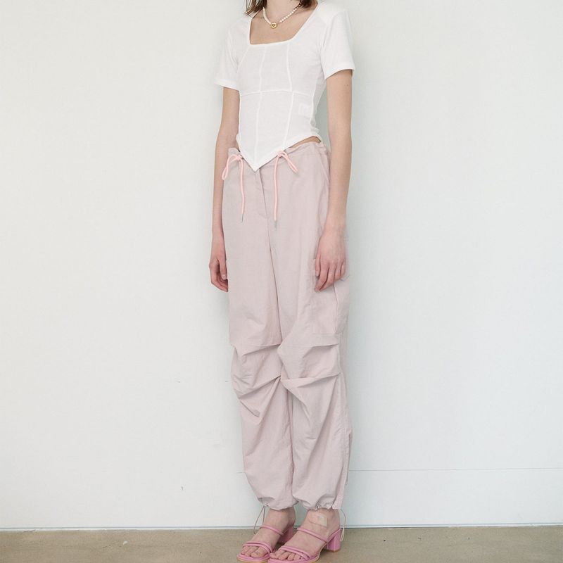 SUMMER CARGO PANTS, PINK