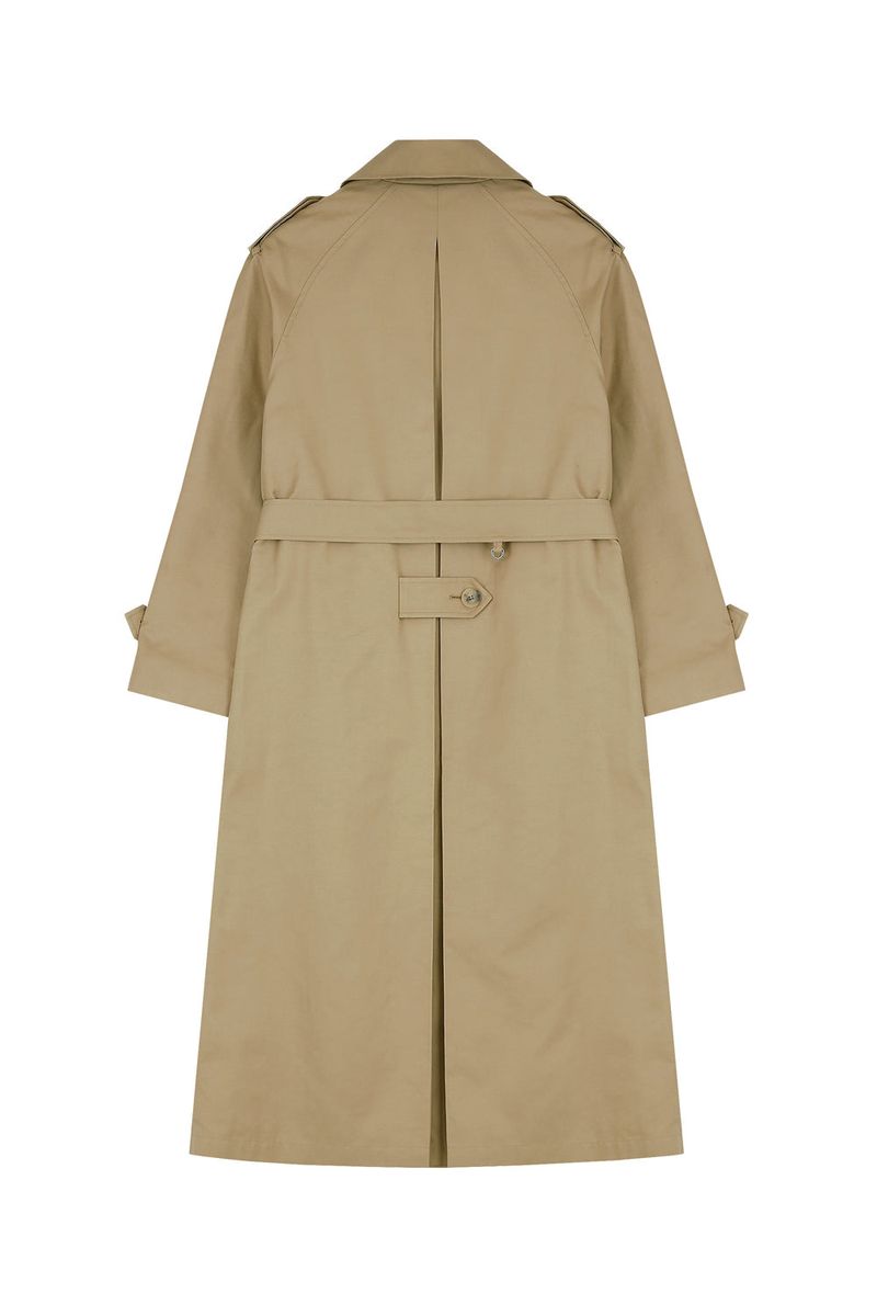 Throat Latch Trench Coat _ Beige