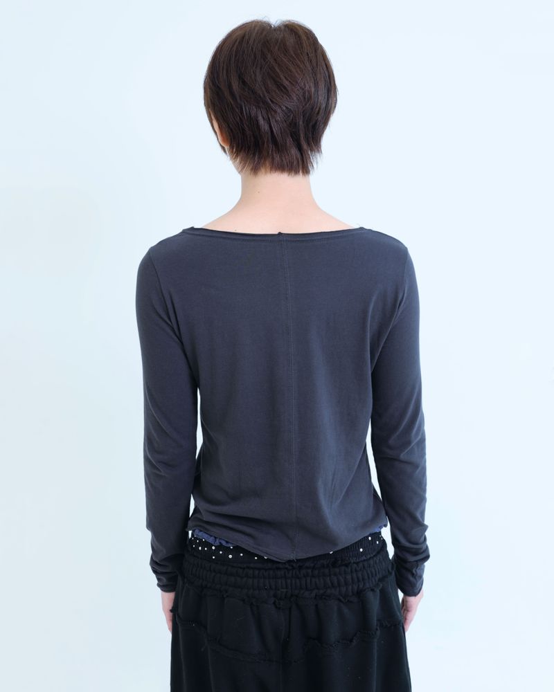 Stitched T-shirt - Dark Charcoal