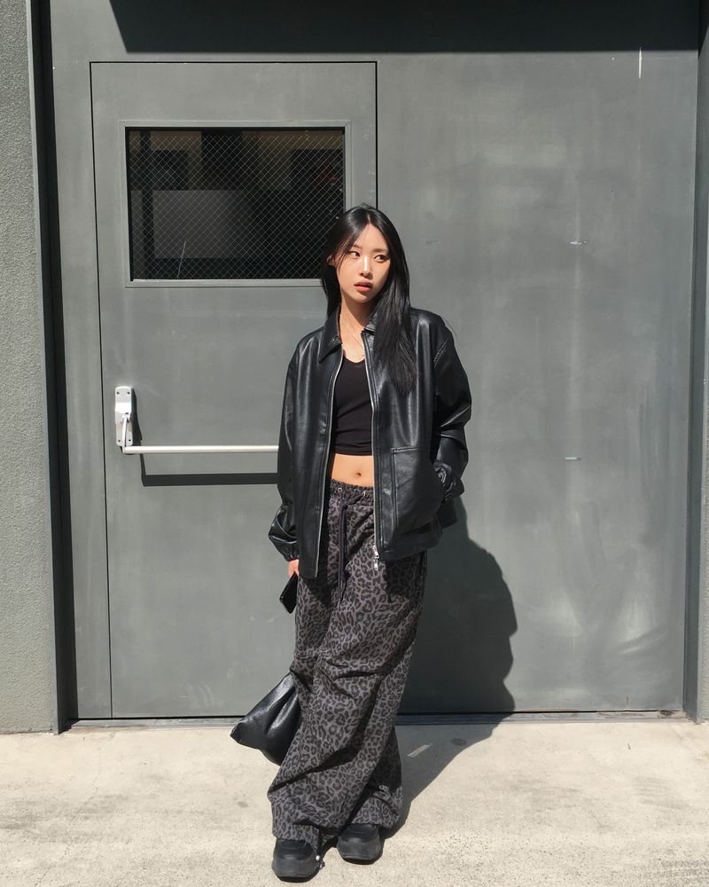 Classic leather jacket