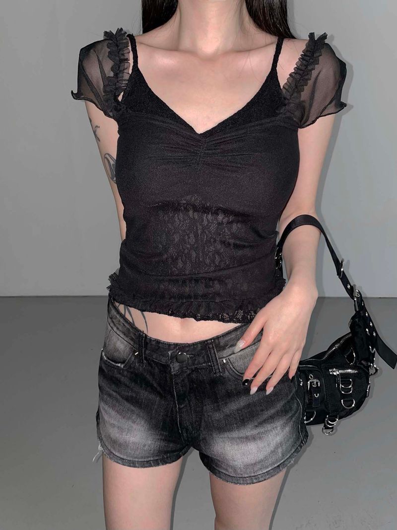 mikasa mesh top (3 color)