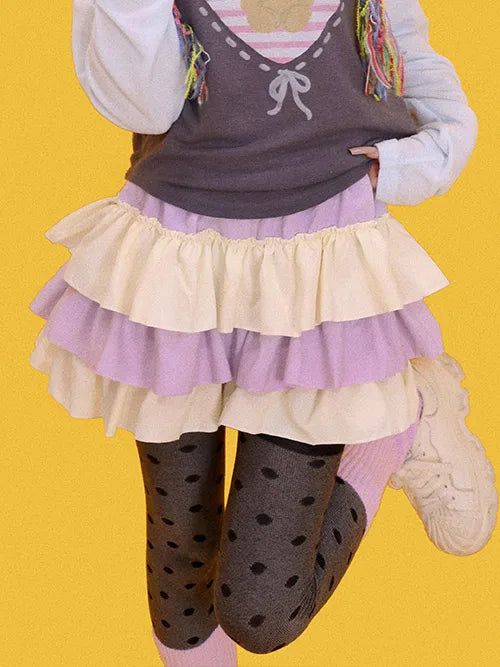 KUO（クーオ）の「ドーパミン カンカン スカート (속바지/2color)（スカート）」