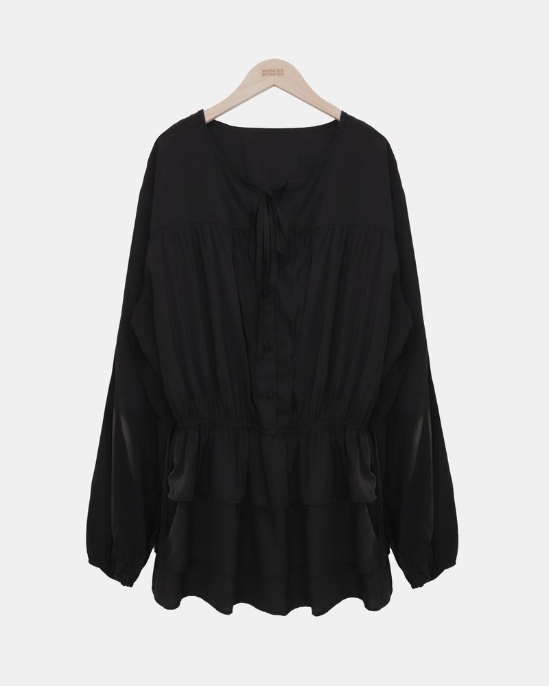 Roent V-Neck Tiered Layered Dress