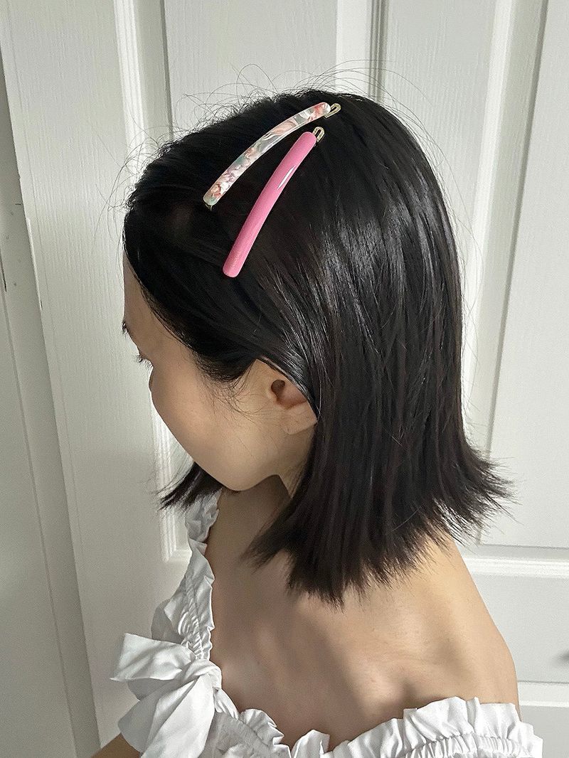 Curve bar hair pin (12color)