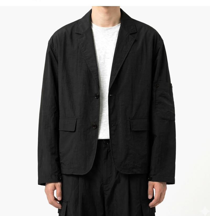 Crop Leisure Utility Jacket Black