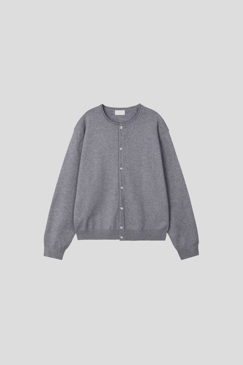 Milla Round Knit Cardigan (3color)