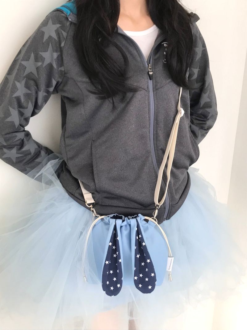 Bunny bag - Blue star