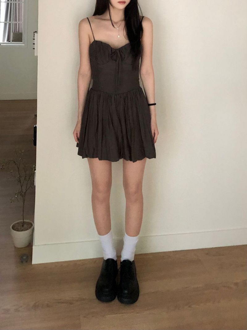 Haze Balloon Mini Dress (3 colors)