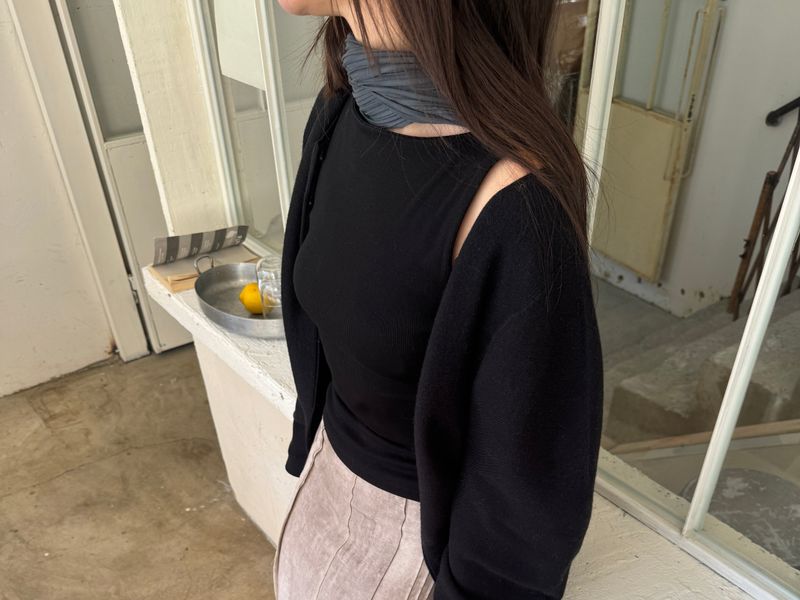 Denish Scarf - Charcoal