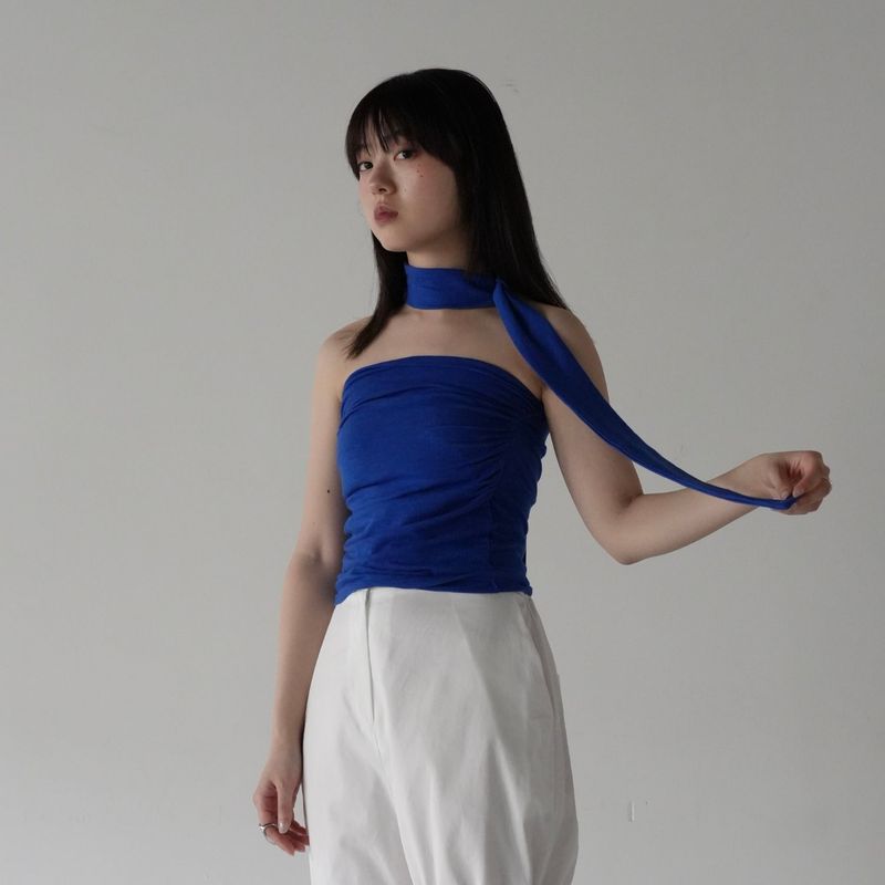 ribbon bustier
