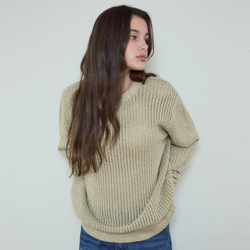 Always Scotch Two-Tone Mixing Knit_4Color