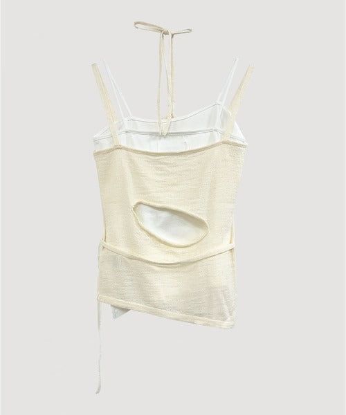 LAYERED KNIT CAMISOLE