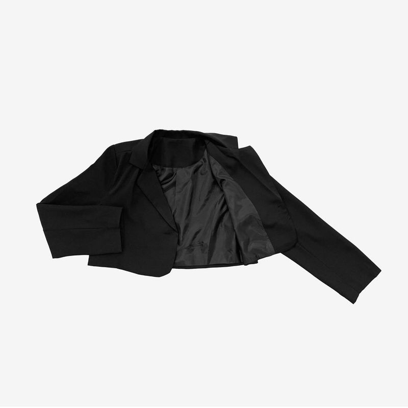 sheave single cropped jacket
