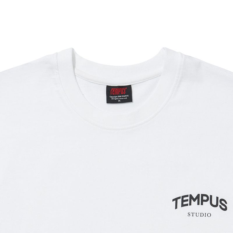 TEMPUS アーチロゴTシャツ (WHITE)