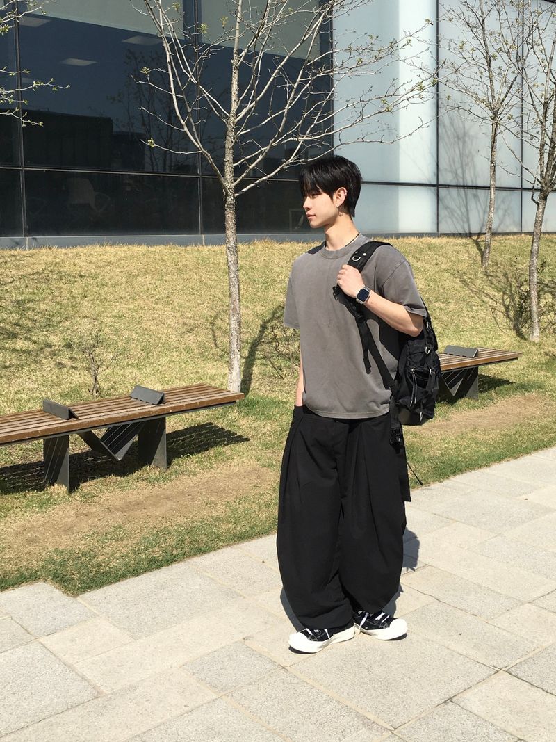 Mier Linen Cut-out Wide Pants 4C