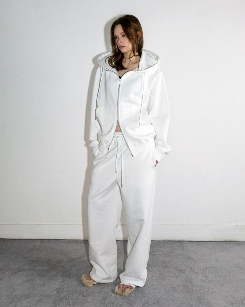 BDM Hoodie Zip Up Jacket Cloud Dancer