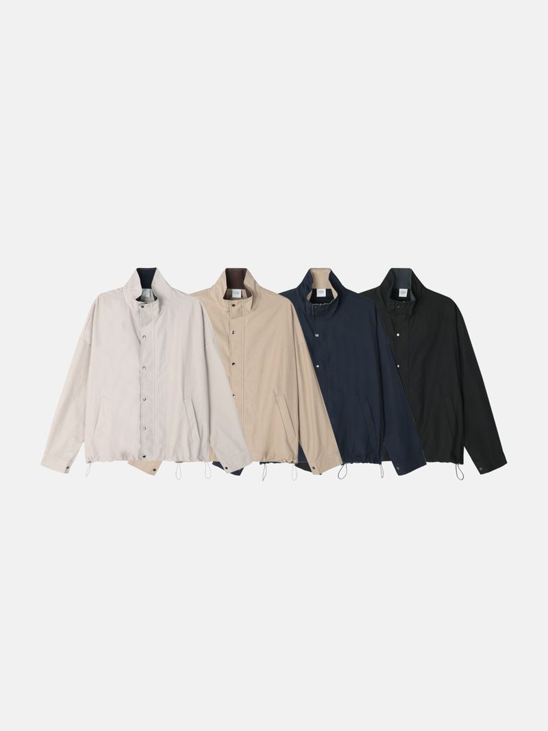 Taco Walk Color Block Short Jacket