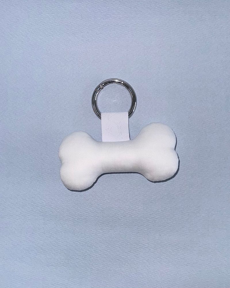[MADE] Twinkle cushion keyring - bone