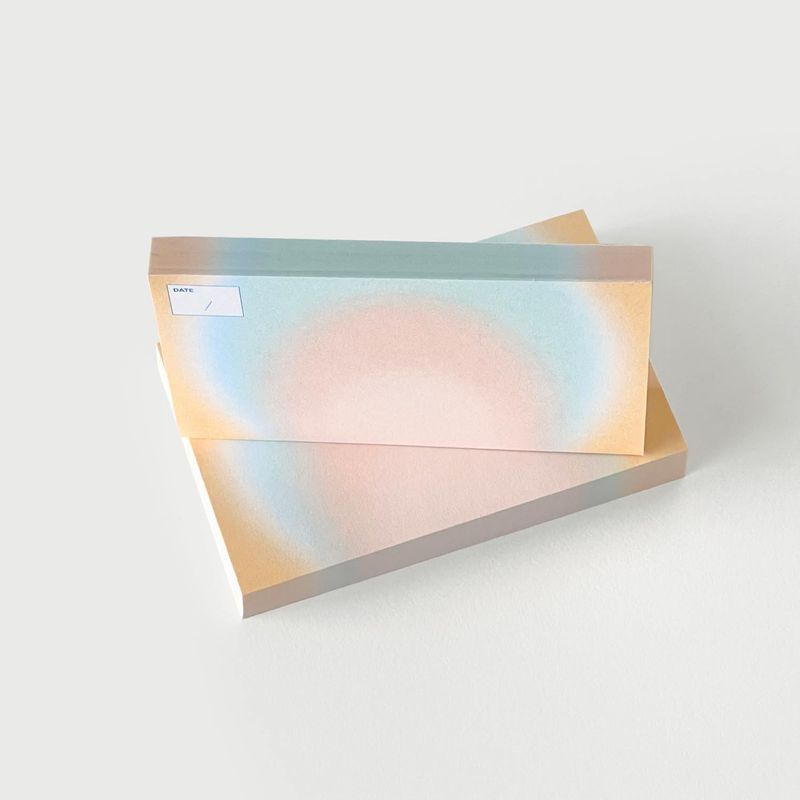 oab rainbow memo / 3 pieces