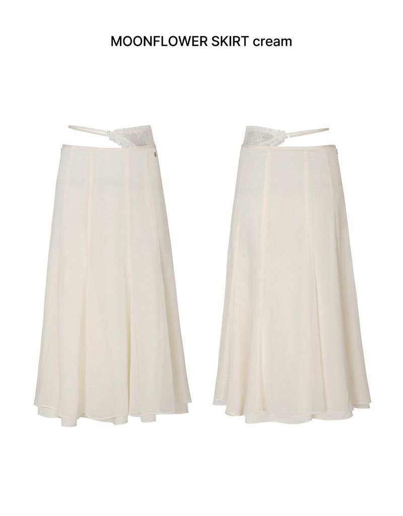 MOONFLOWER SKIRT cream