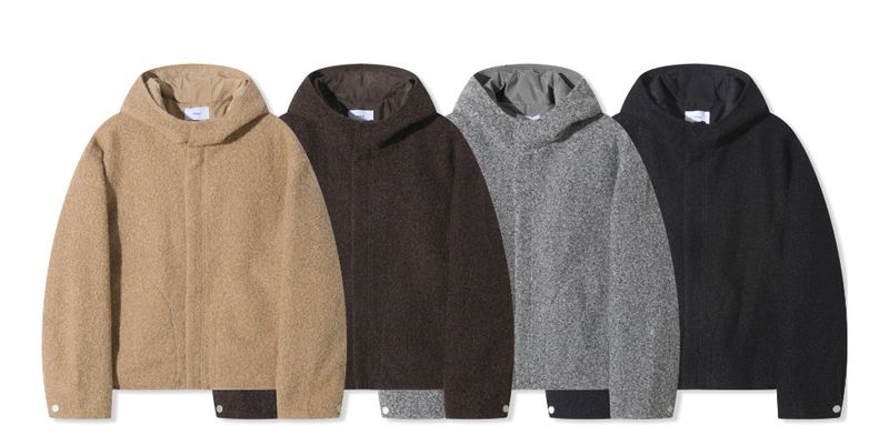 [UNISEX] from Mix Hood Coat Jacket