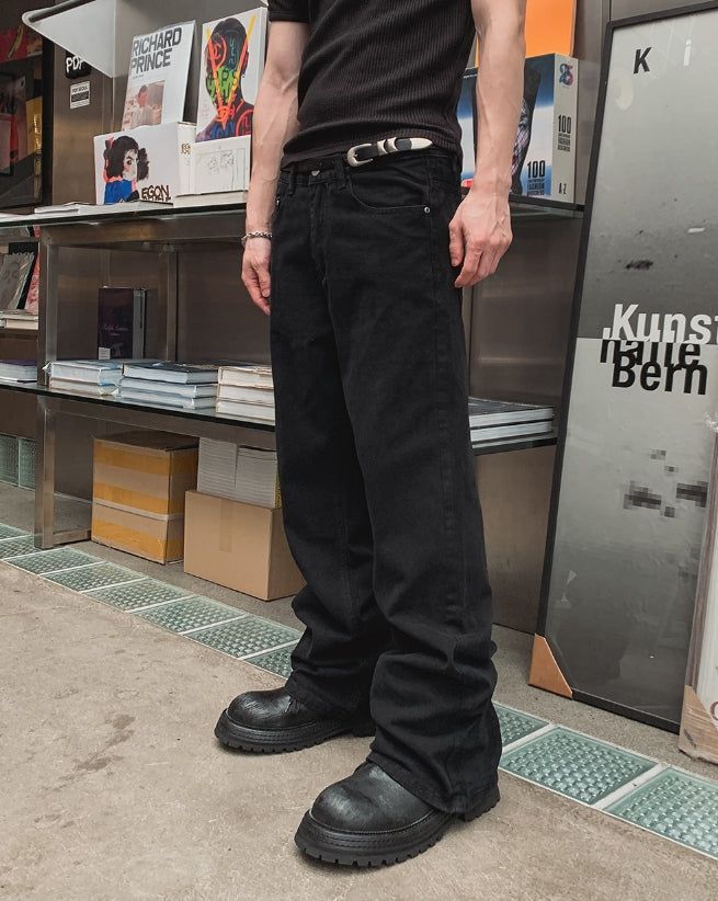 Raiden Cotton Semi-Flare Pants