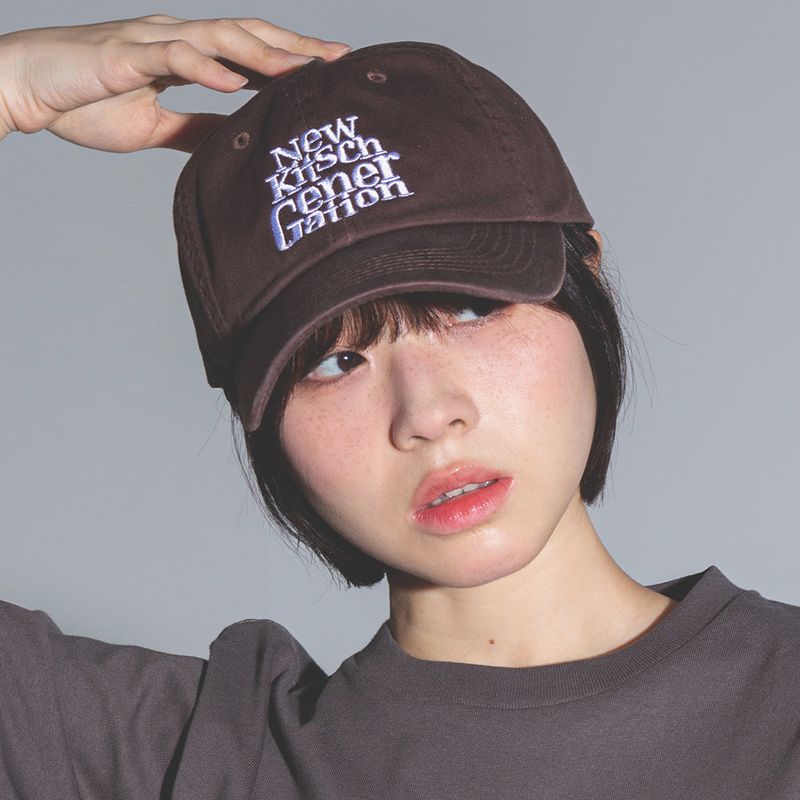 NEWKITSCH(ニューキッチジェネレーション)の「NKG CLASSIC LOGO CAP (IMP.DBR)(Hats)」