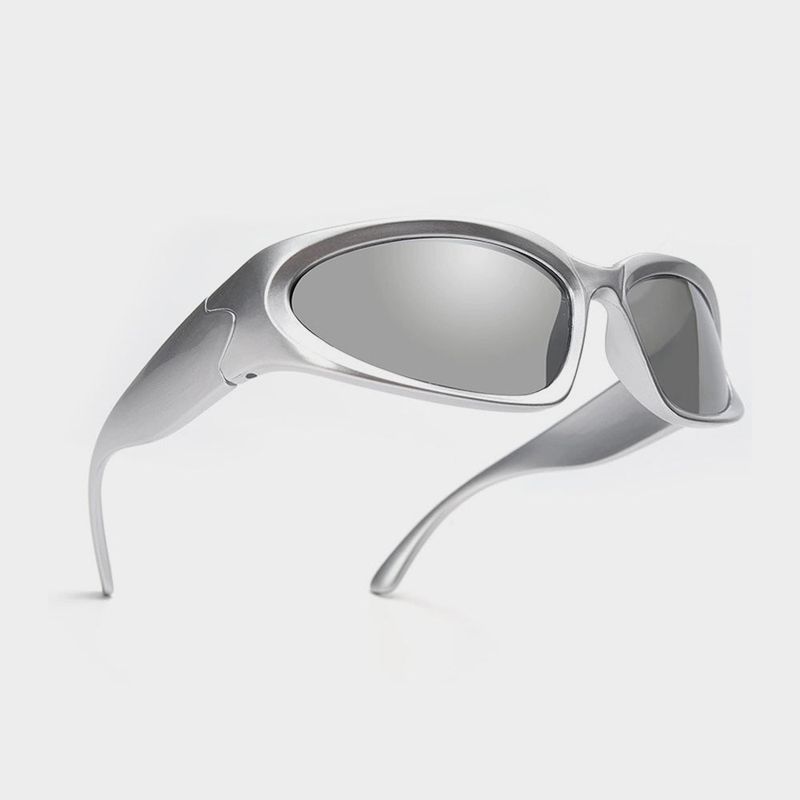 LOOKING4U(ルッキングフォーユー)の「Neoretro 3332 Retro Polarized Sunglasses C4 MIRROR SILVER(アクセサリー)」