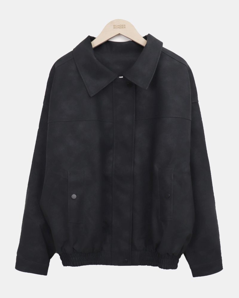 Jeran Oversized Suede Jacket