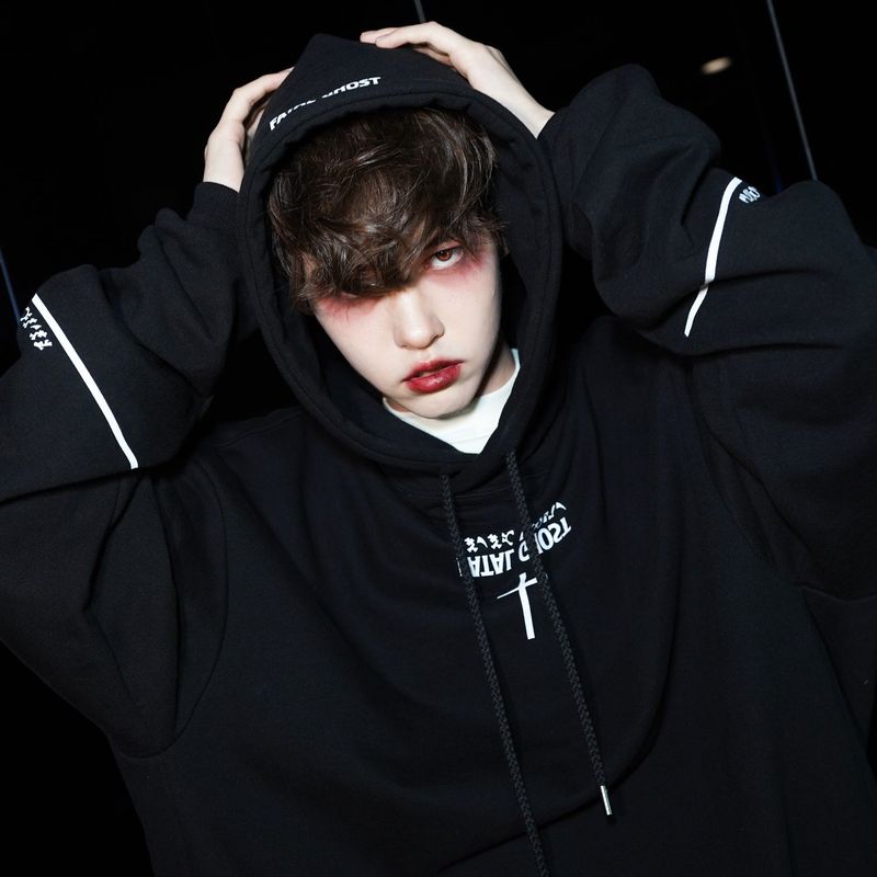 FATAL GHOST（フェイタルゴースト）の「Crucify V2 (wide overfit hoodie)（Tops）」