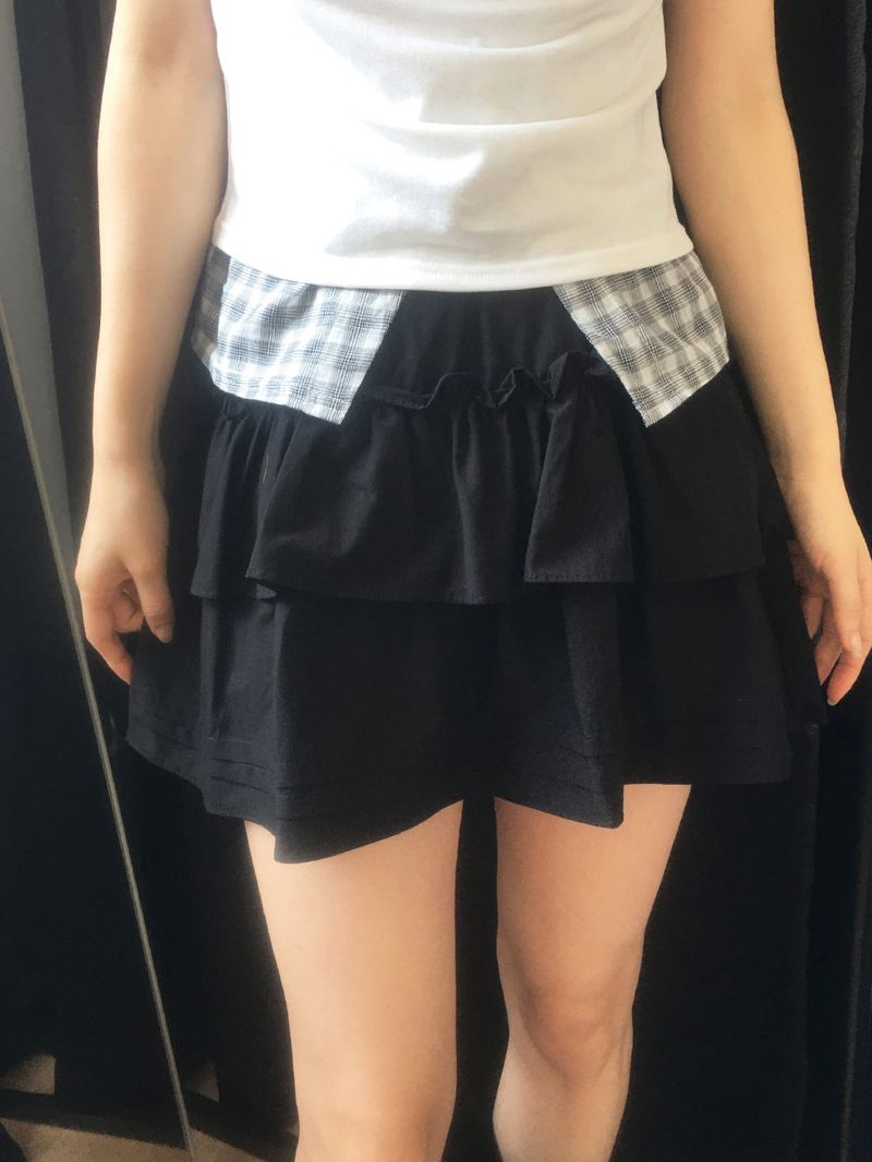 Ballerina cancan mini skirt