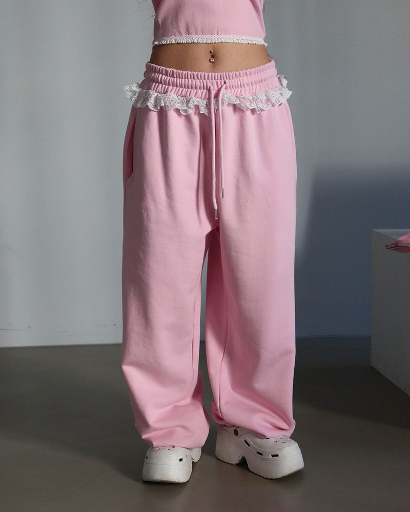 Levit Frill Lace Jogger Pants